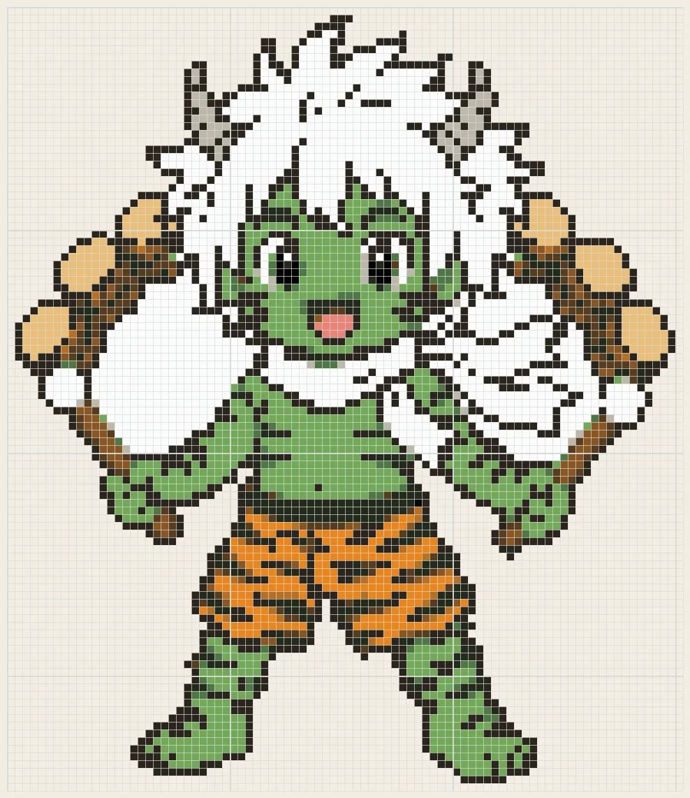 Drum ring thunder perler bead pattern