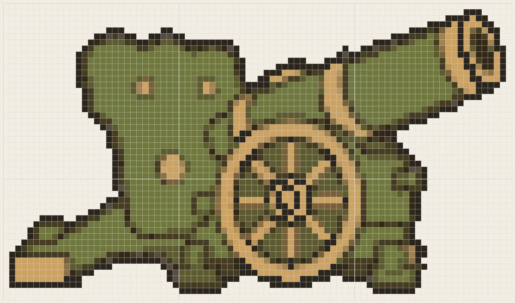 Field cannon perler bead pattern