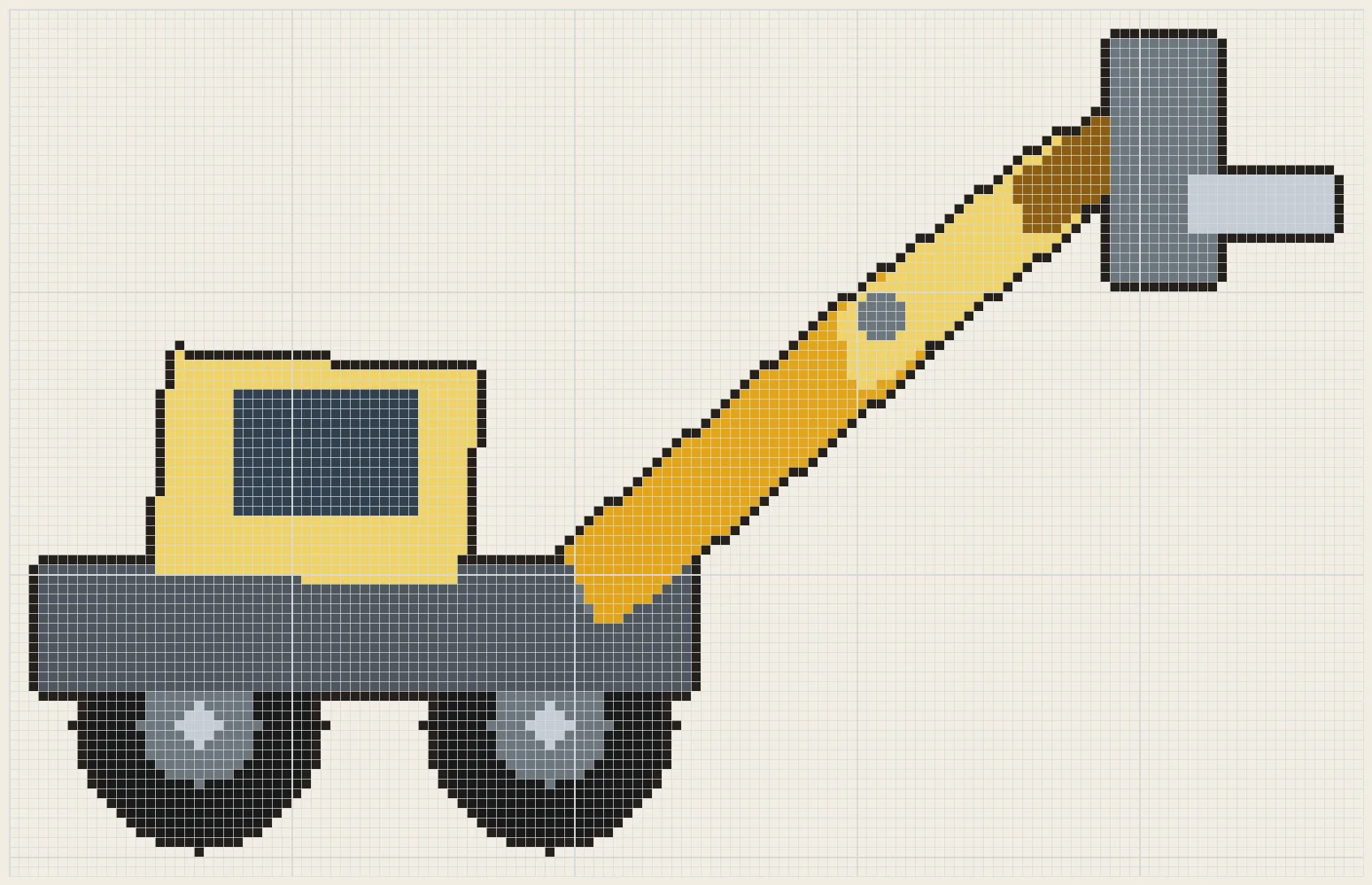 Reach fork handler perler bead pattern