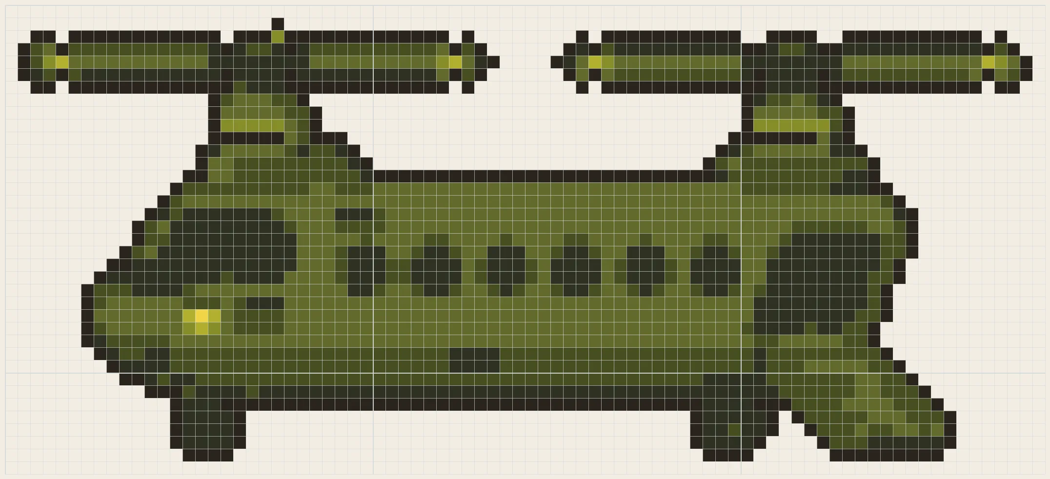 Twin-rotor transport helicopter perler bead pattern